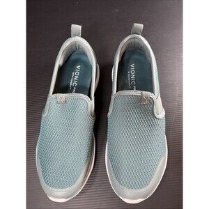 Vionic Pro With Bio-Grip Women's Julianna Size 8.5 Green Slip-on Sneaker Mesh